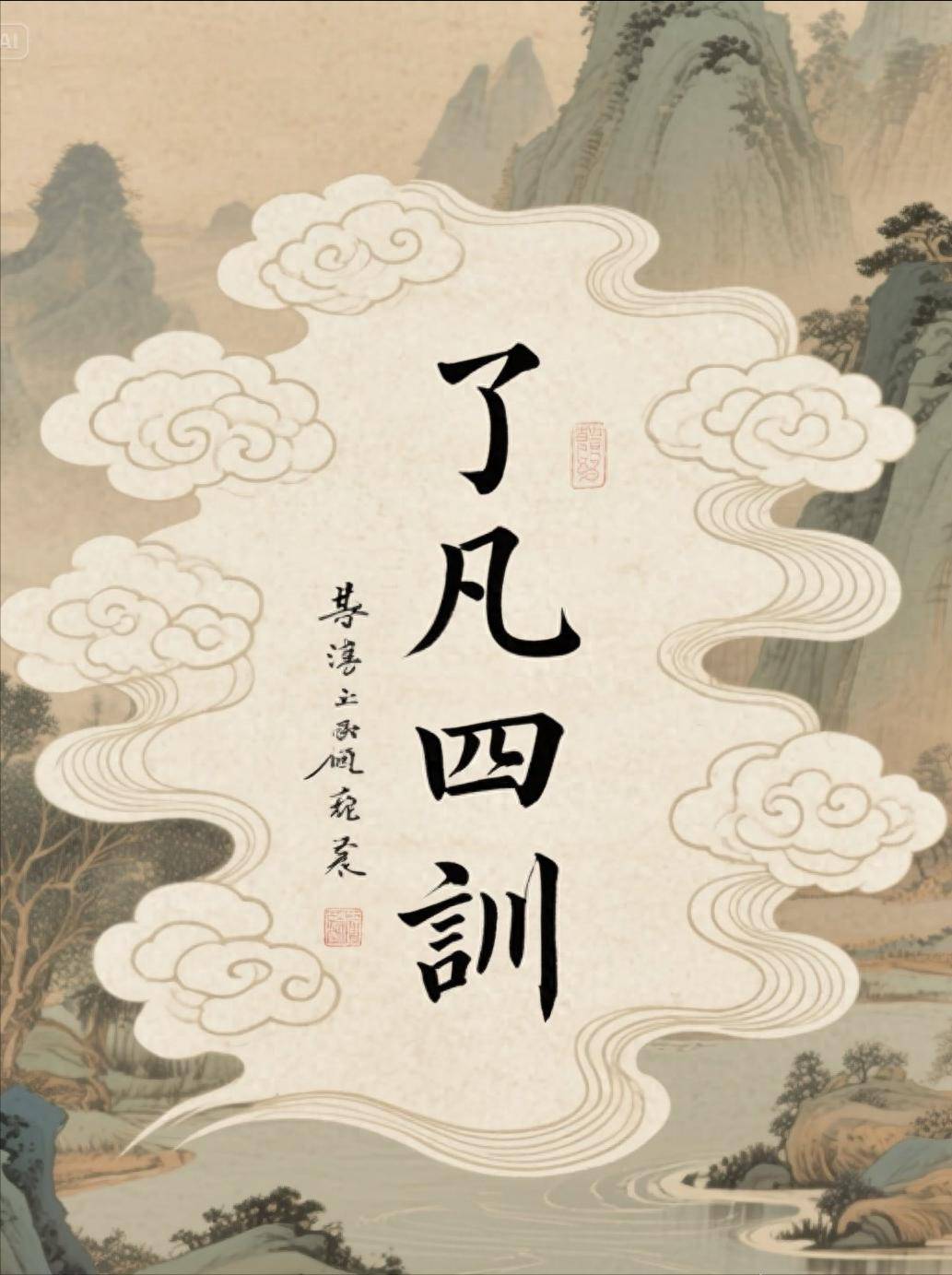 了凡四训